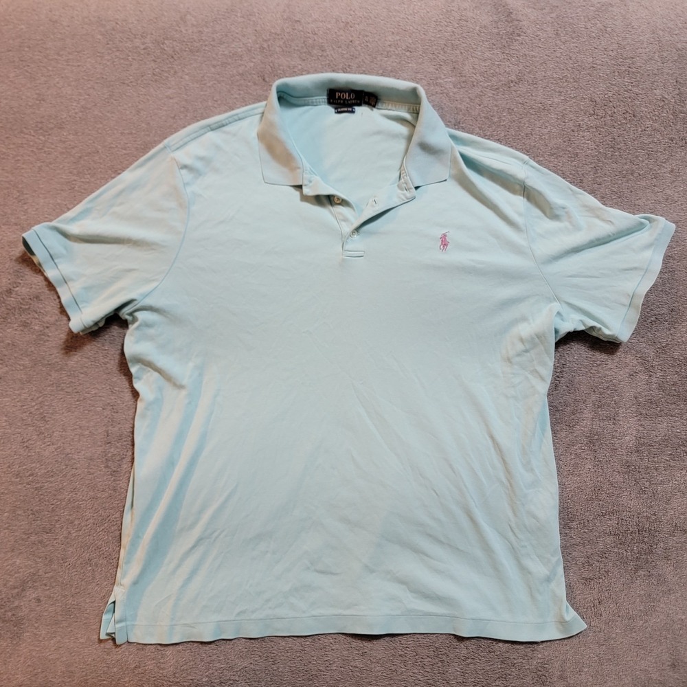 Y2k Polo Ralph Lauren Mens Classic Fit Polo Shirt Size XL